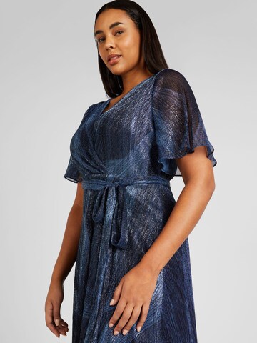 Robe de cocktail SWING Curve en bleu