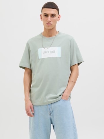 JACK & JONES Tričko 'JJHAYATO' - Zelená: predná strana