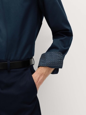 Marks & Spencer Regular Fit Hemd in Blau