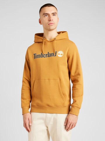 TIMBERLAND Sweatshirt in Bruin: voorkant