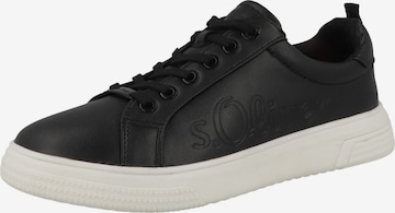 s.Oliver Sneakers laag in Zwart: voorkant