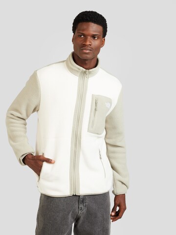 Giacca di pile funzionale 'YUMIORI' di THE NORTH FACE in bianco: frontale