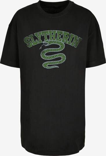 F4NT4STIC T-shirt oversize 'Harry Potter Slytherin' en vert / noir / argent, Vue avec produit
