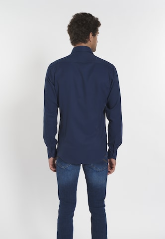 DENIM CULTURE Regular fit Overhemd 'MAXIMILLIAN' in Blauw