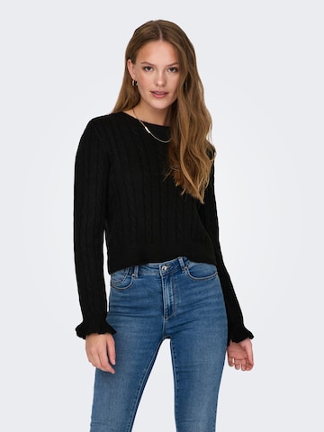 ONLY - Pullover 'TIA' em preto: frente