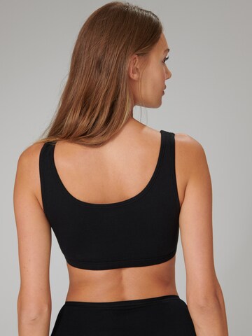 Bustier Soutien-gorge ' 95/5 Organic Cotton ' SCHIESSER en noir