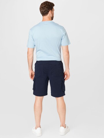 Urban Classics Loose fit Cargo trousers in Blue