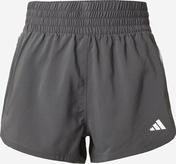 ADIDAS PERFORMANCE Regular Sportbroek 'PACER WVN HIGH 3"' in Grijs: voorkant