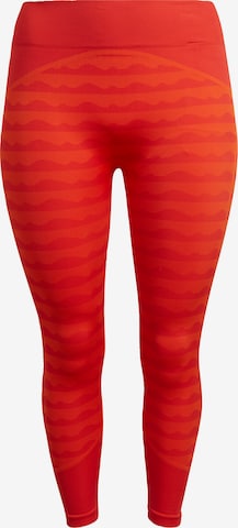ADIDAS PERFORMANCE Workout Pants 'Marimekko' in Orange: front