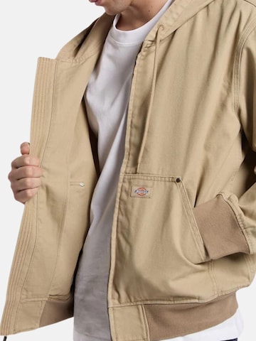 DICKIES Övergångsjacka 'UNLINED CANVAS HOODED' i beige