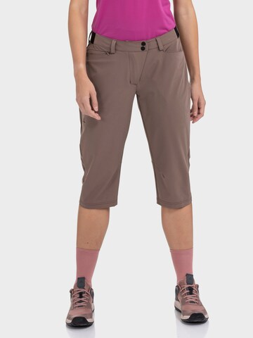 Regular Pantalon fonctionnel 'Keitele' Schöffel en marron : devant