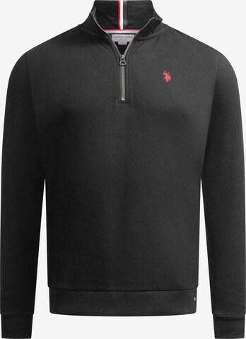 U.S. POLO ASSN. Sweatshirt in Black: front