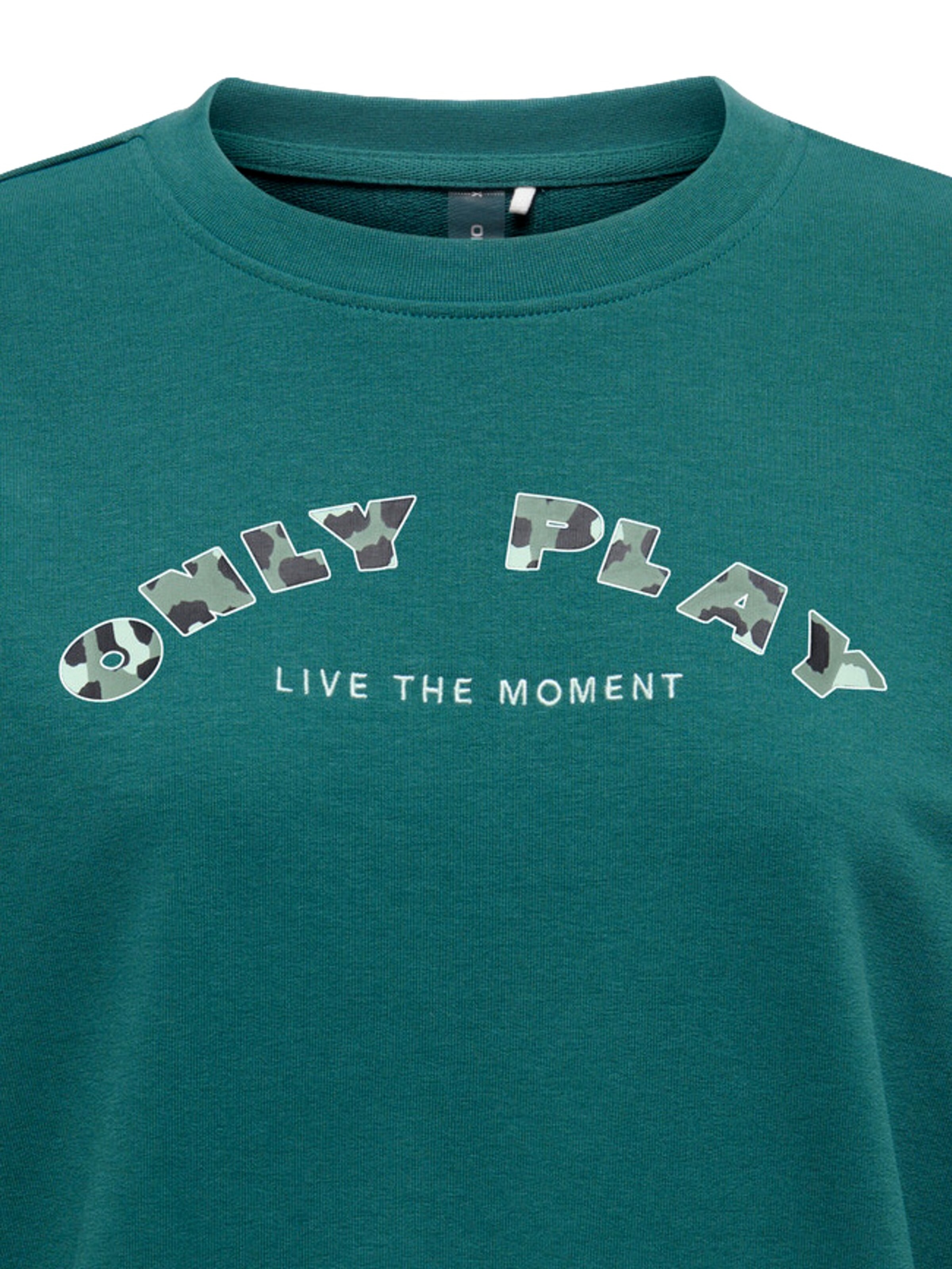 ONLY PLAY Sweatshirt 'Confi Life' in Green