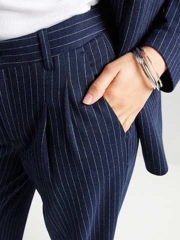 OUI Loose fit Pleat-Front Pants in Blue