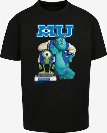 F4NT4STIC Shirt 'Disney Monsters University Poster' in Black: front