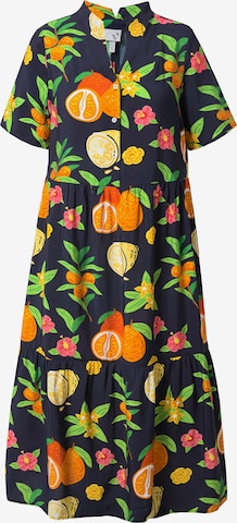 Robe Ulla Popken en bleu : devant