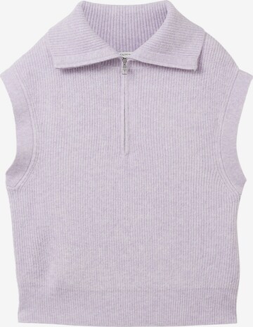 Pull-over TOM TAILOR DENIM en violet : devant