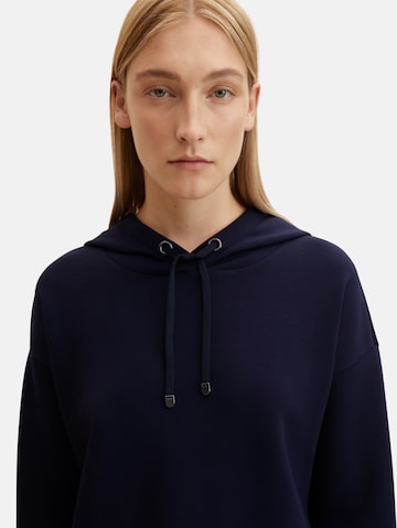 TOM TAILOR Sweatshirt i blå