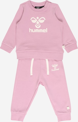 Hummel Joggingpak 'Arine' in Roze: voorkant