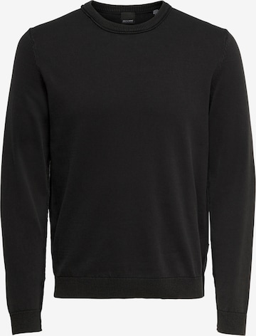 Only & Sons Sweater 'CLARK' in Black: front