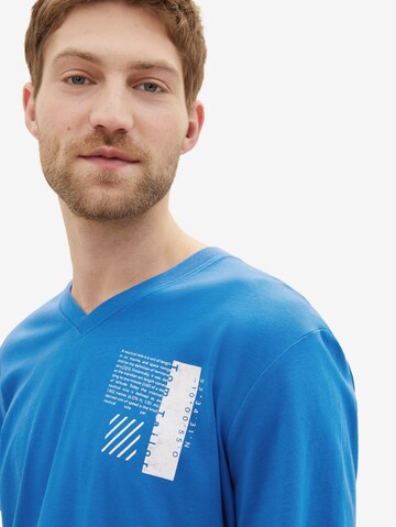 TOM TAILOR T-Shirt in Blau