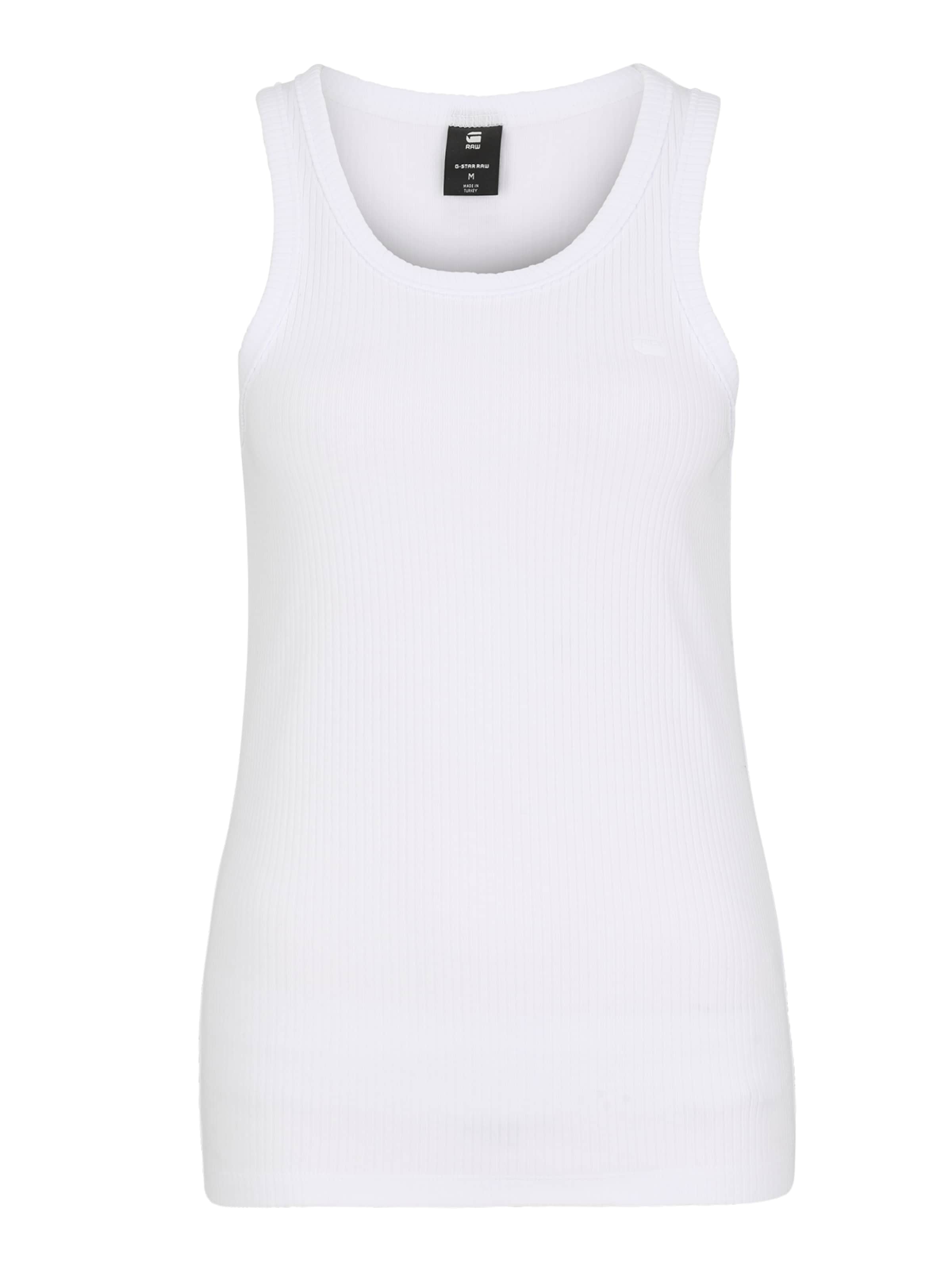 G-STAR Топ в бяло: отпред