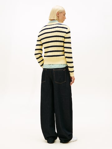 TOMMY HILFIGER Pullover in Gelb