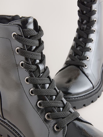 Next Lace-up bootie 'Forever Comfort' in Black
