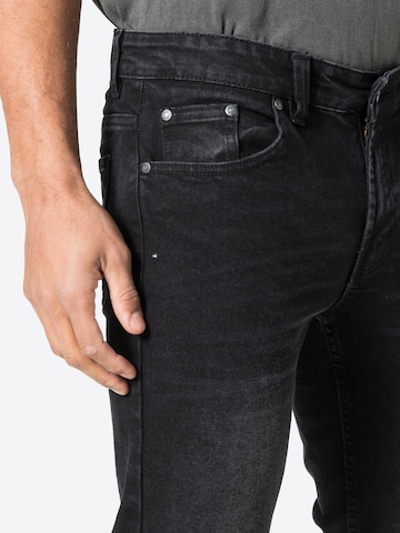 Denim Project Slimfit Jeans in Schwarz