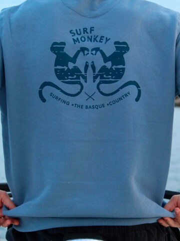 Sweat-shirt Surf Monkey en bleu