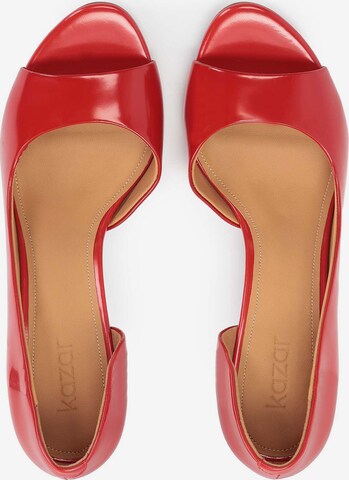 Kazar Pumps in Red