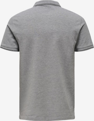 T-Shirt 'Fletcher' Only & Sons en gris