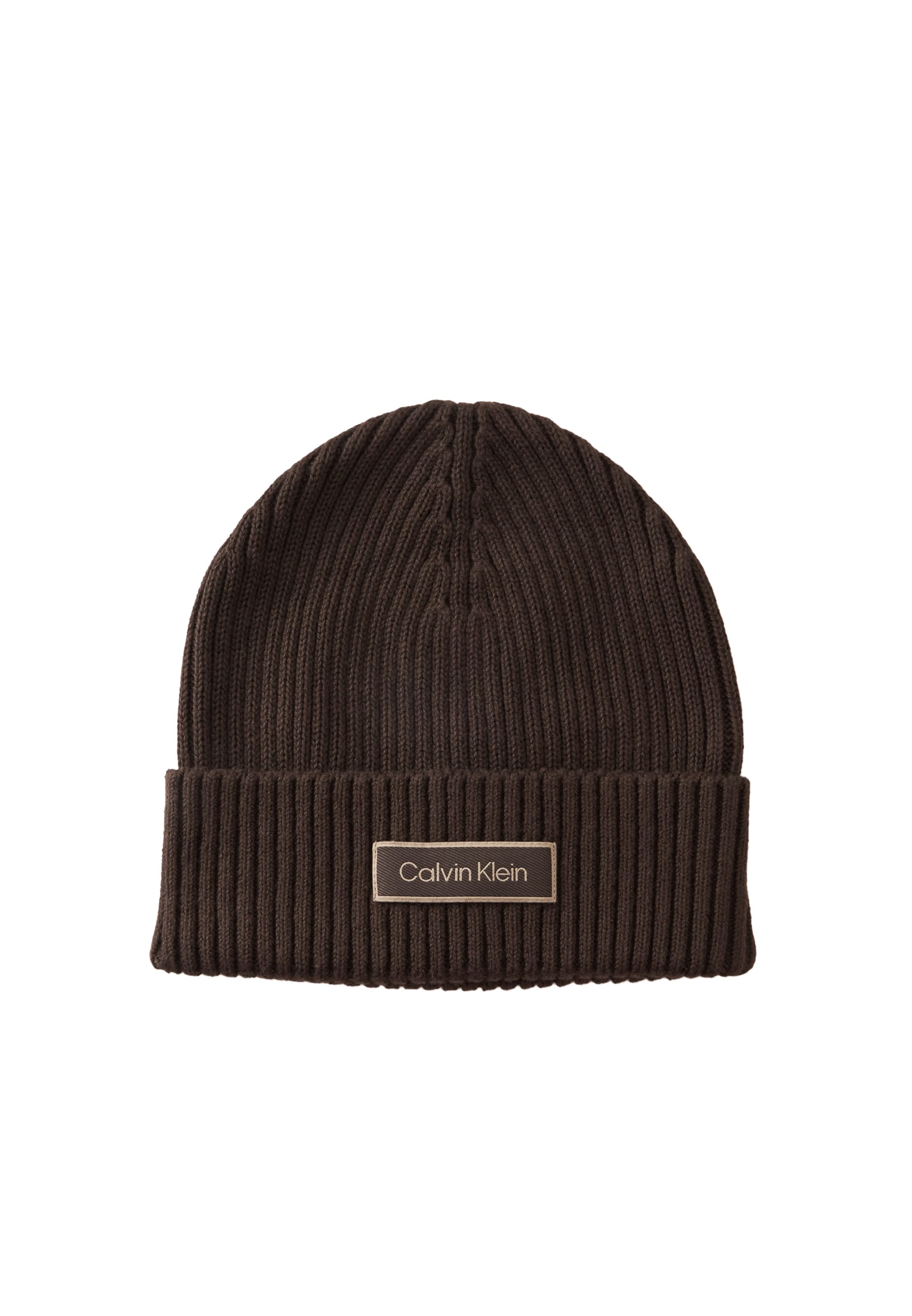 Bonnet Calvin Klein en marron : devant
