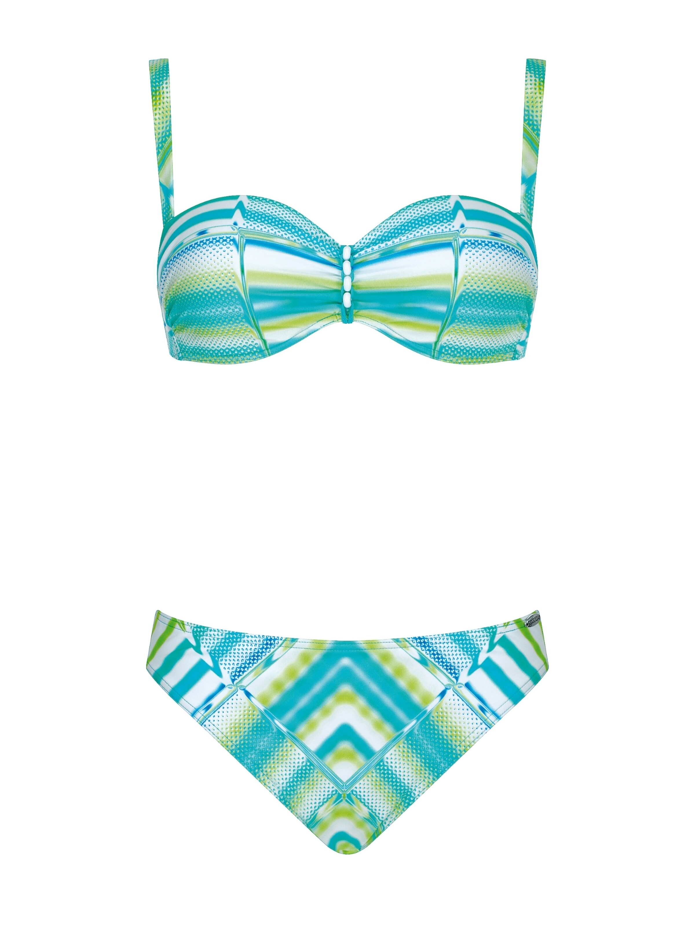 SUNFLAIR Bandeau Bikini in Blau: Vorderseite