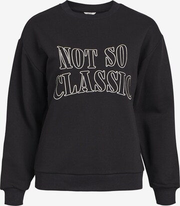 Sweat-shirt OBJECT en noir : devant