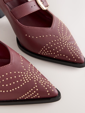 Next - Zapatos destalonado 'Forever Comfort' en rojo