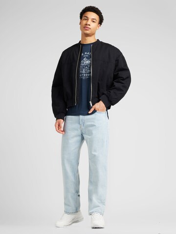 WEEKDAY Loosefit Jeans 'Space Seven' in Blau