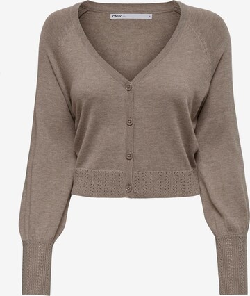 Cardigan 'ANA' ONLY en marron : devant