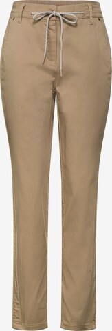 CECIL Regular Broek in Beige: voorkant