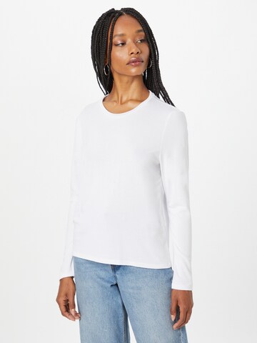 OBJECT Majica 'ANNIE' | bela barva: sprednja stran
