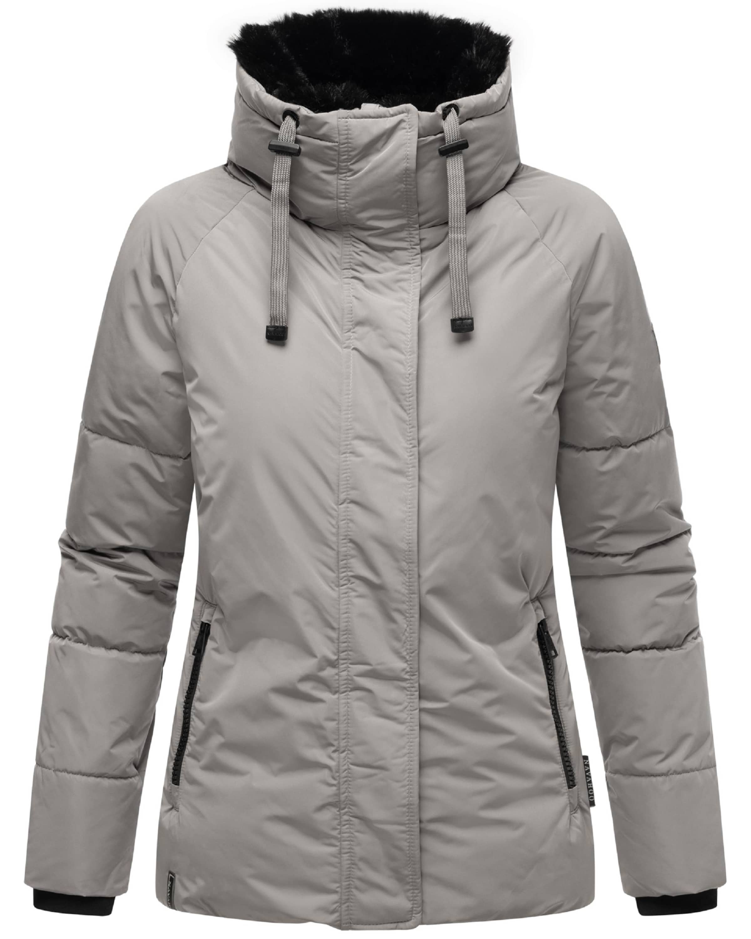 NAVAHOO Зимно яке 'Frostii XIV' в сиво: отпред