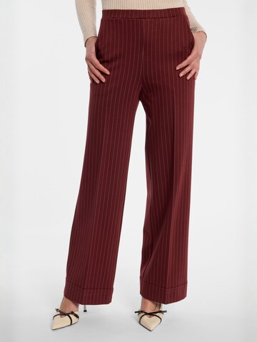 Ana Alcazar Regular Trousers 'Elaya' in Red