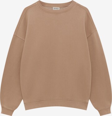 Sweat-shirt Pull&Bear en rose : devant