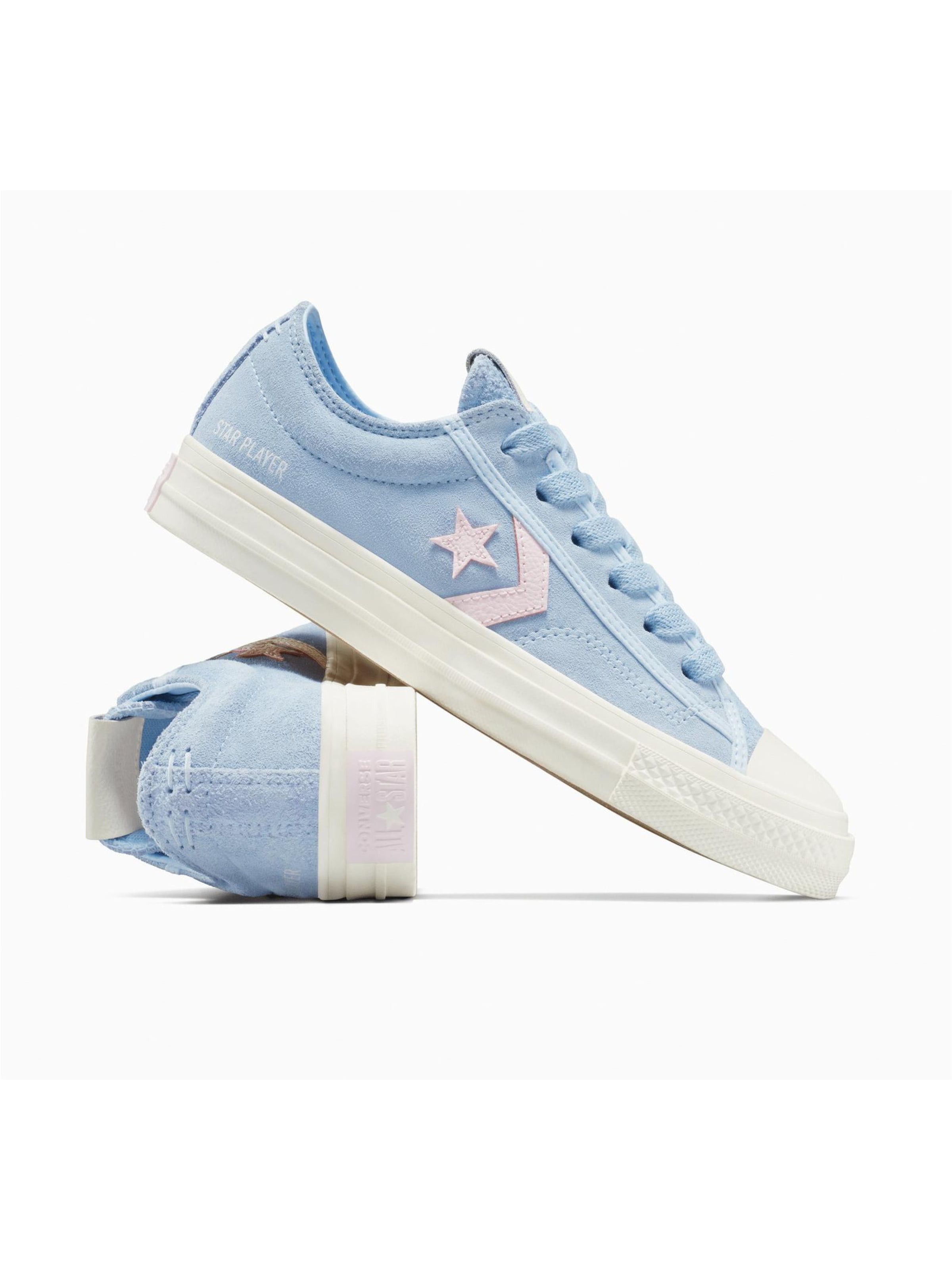CONVERSE - Zapatillas deportivas bajas 'Converse Star Player 76 Colorful Suede' en azul