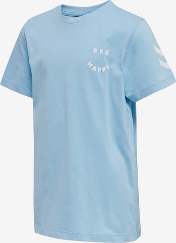 T-Shirt 'Optimism' Hummel en bleu