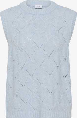 SAINT TROPEZ Pullover 'SZPavaani' in Blau: Vorderseite