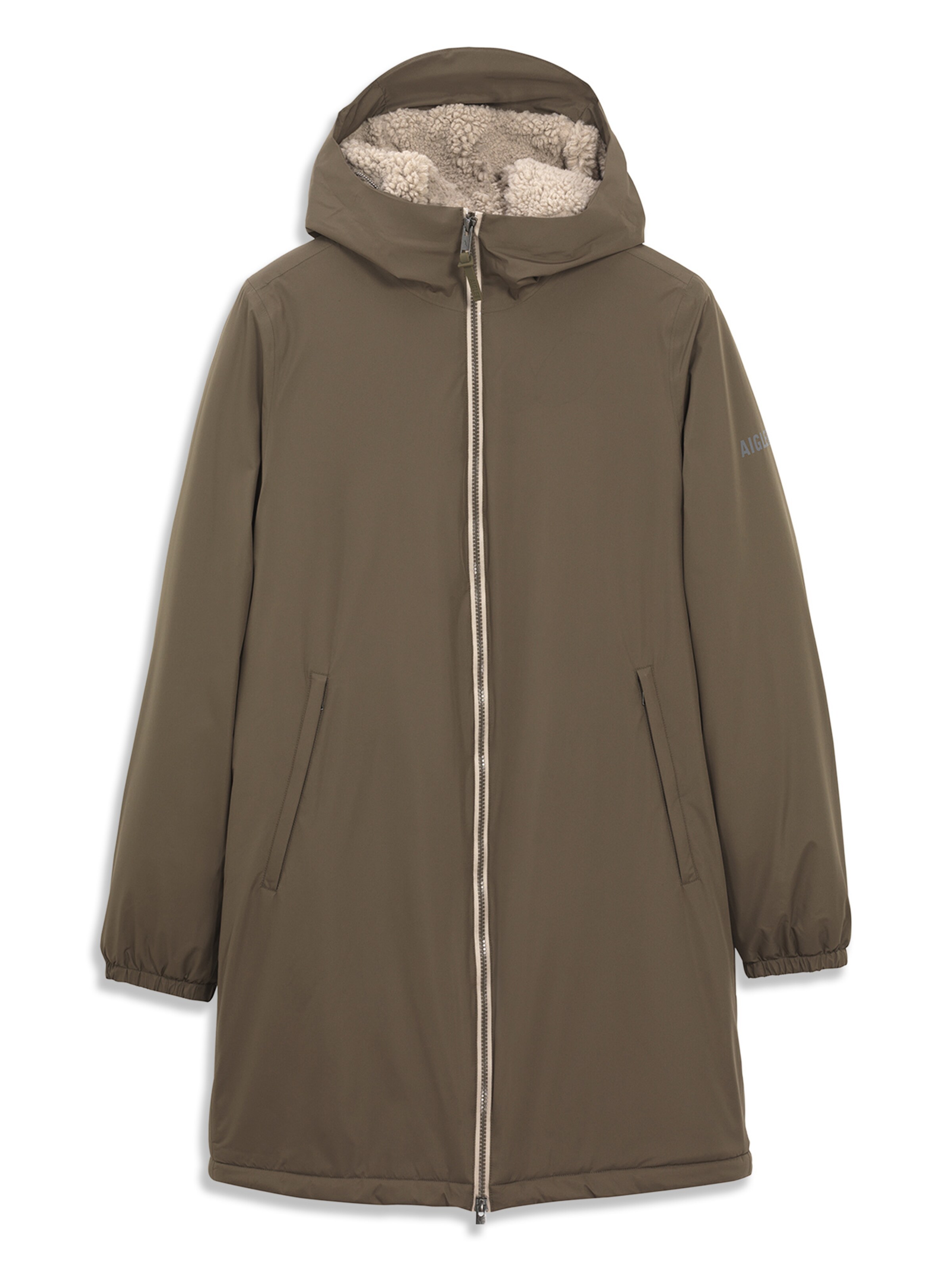Parka di mezza stagione di AIGLE in grigio: frontale