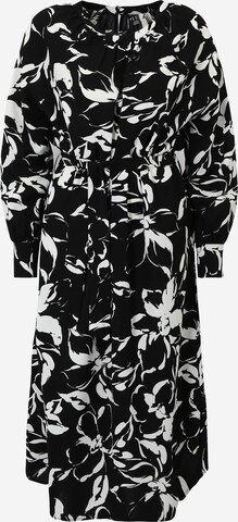 Robe-chemise Vero Moda Tall en noir : devant