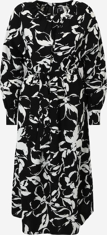 Robe-chemise Vero Moda Tall en noir : devant