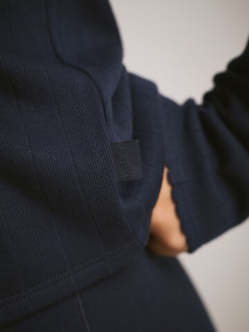 Next Gebreid vest in Blauw